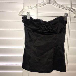 Strapless with ruffles